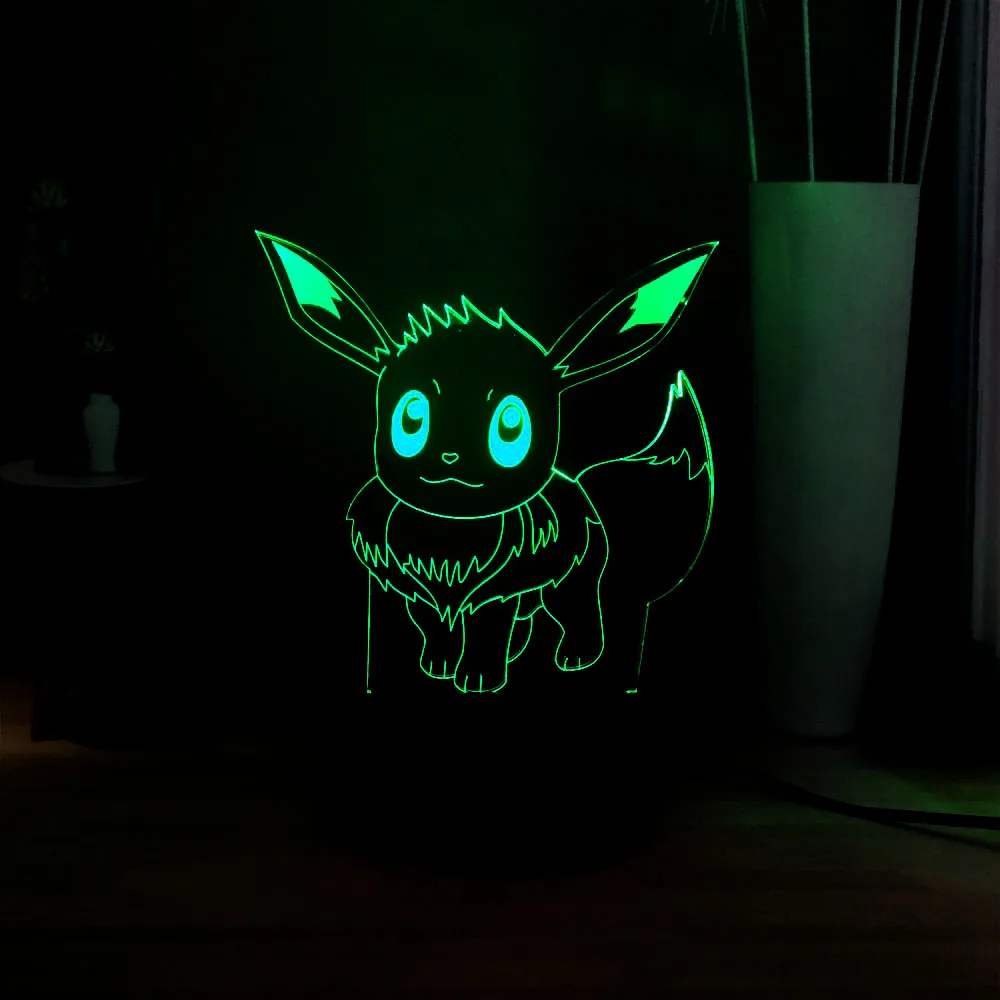 Прикроватный светильник для сна с покемонами мультипликационный милый