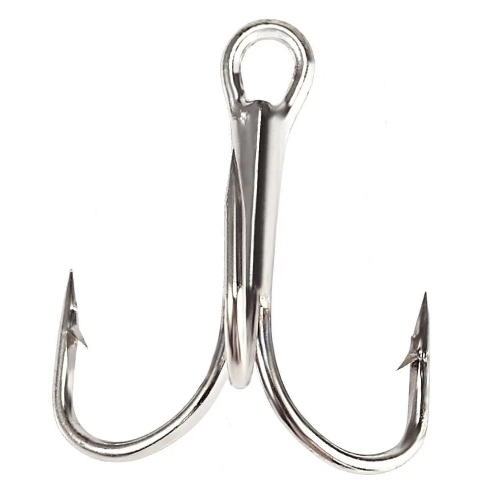 Рыболовные снасти Outlife 100 шт. заостренные тройные Крючки рыболовные инструменты 4