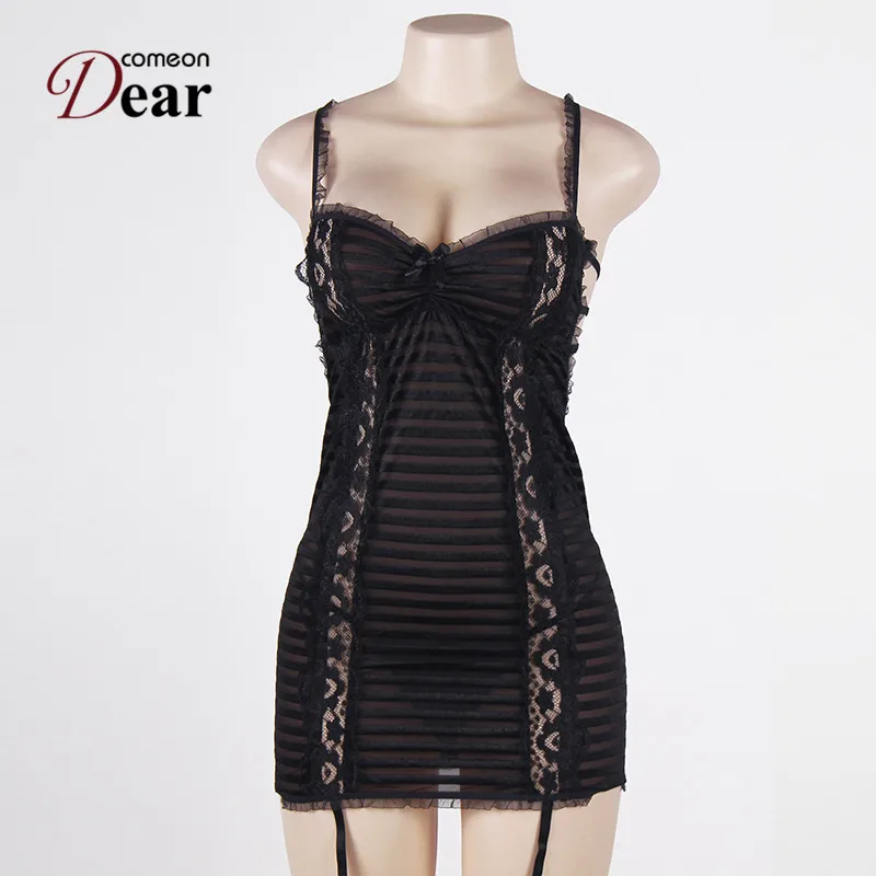 Comeondear женское белье больших размеров с открытой спиной Tenue сексуальное