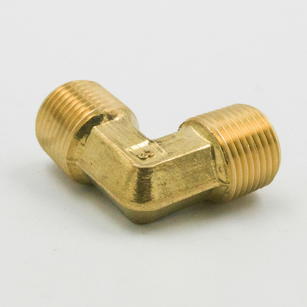20 шт. латунные фитинги для труб кованые 90 градусов редуктор колено 1/8 &quot1/8x 1/4&quot 1/4