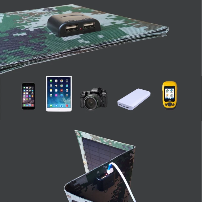 15 Вт 5 в USB 5 мм ПЭТ складные монокристаллические солнечные панели зарядное устройство Портативный для рюкзака/мобильного/компьютера/автомобиля/зарядки доска