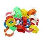 700 шт. внутренний диаметр 1,6 см, пластиковая пряжка открытого типа для курицы, утки, 7 цветов, цифровое кольцо для ног, оборудование для птицеводства