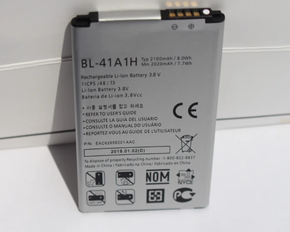 ISUNOO Сменный аккумулятор для LG Optimus F60 MS395 D390N Tribute VS810PP Transpyre LS660 BL 41A1H