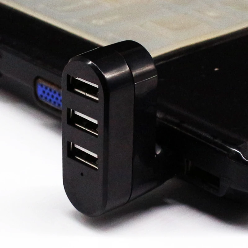 USB разветвитель TWOBRO вращающийся на 2 0 Мбит/с 3 порта|USB-хабы| |