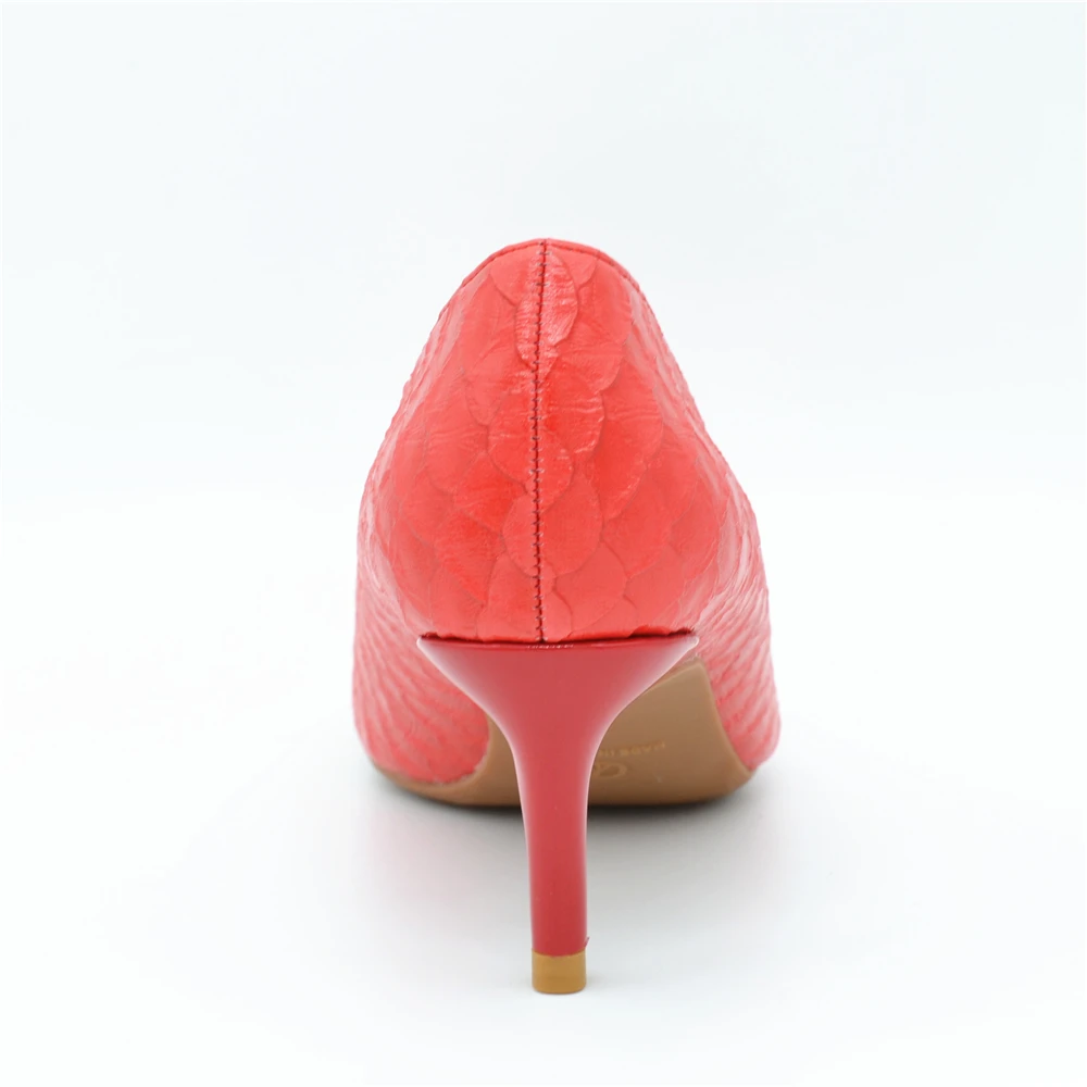 Buono Scarpe пикантные женские слипоны туфли на высоком каблуке женские туфли-лодочки со змеиным узором тонком туфли-лодочки на каблуке Острый носок Для женщин hothigh каблуки Size32~ 46EU