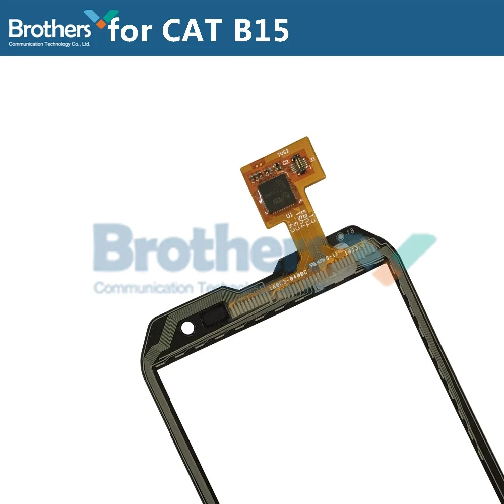 Дигитайзер сенсорного экрана для гусеницы CAT B15Q сенсорное стекло B15 переднее