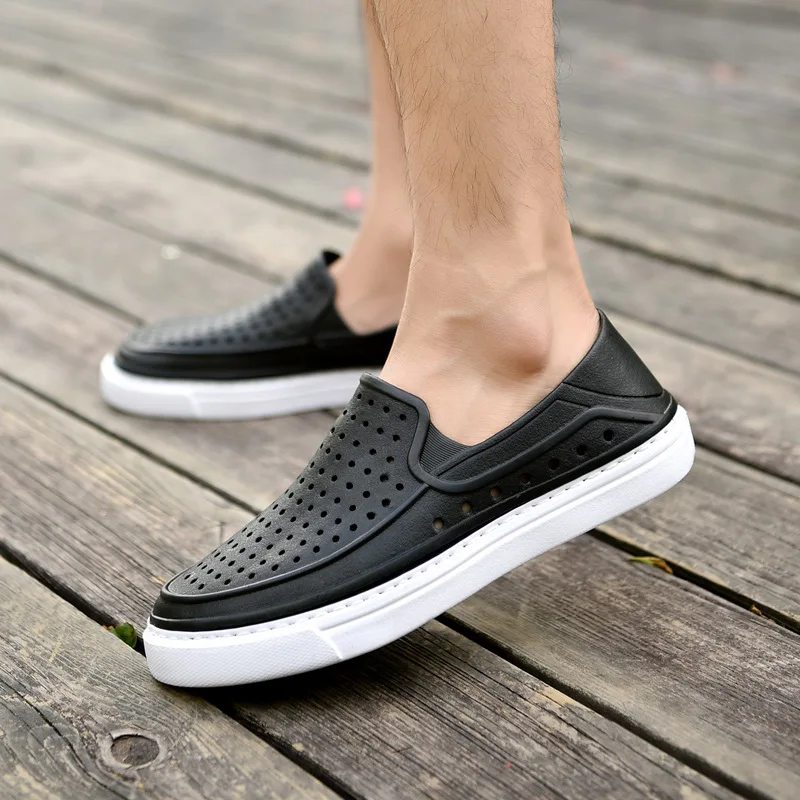 Большие размеры 40-45 популярная Летняя мужская обувь дышащие повседневные
