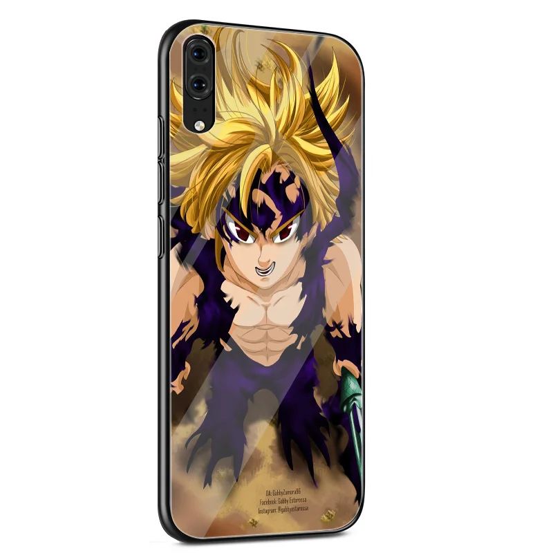Стеклянный чехол Seven Deadly Sins Melioda для huawei P30 P Smart mate 20 P10 Y6 7A Honor 8X Y9 10 Lite Pro