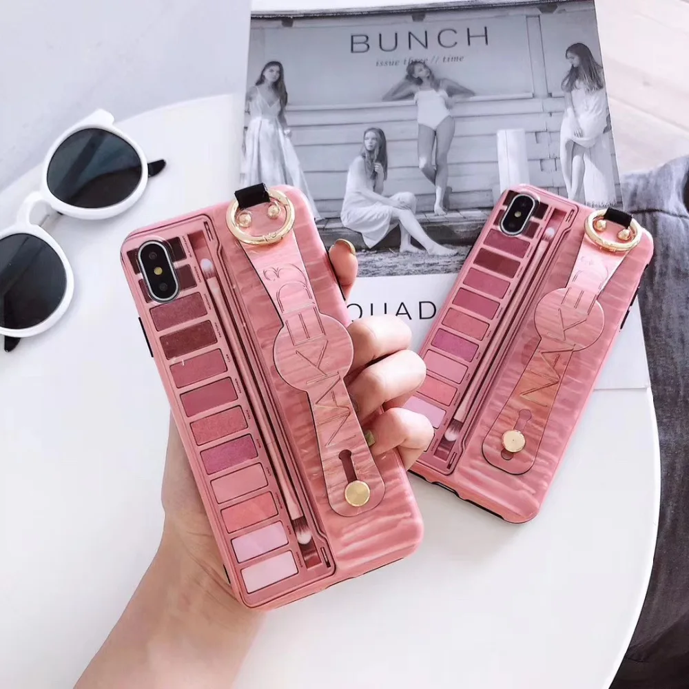 Мягкий силиконовый чехол-браслет для iphone 6 6s 7 8 Plus X Xr Xs Max роскошный модный