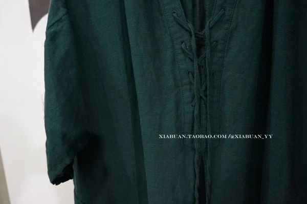 В Осень новинка 2017 свободные хлопчатобумажное платье удлиненные женские|women