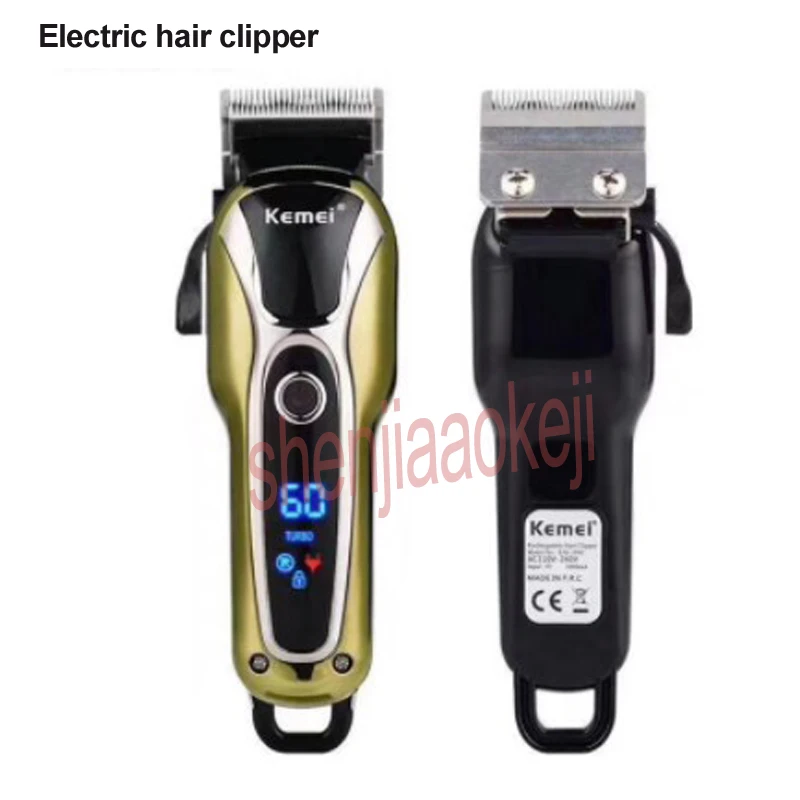 

Electric Hair clipper Turbocharged charging haircut device KM-1990 hair cutting machine Professional hair trimmer for men cutter