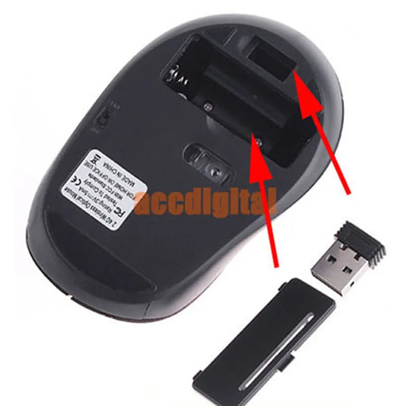 2 4G USB Беспроводная оптическая мышь для ноутбука 10 м Бесплатная доставка|wireless optical