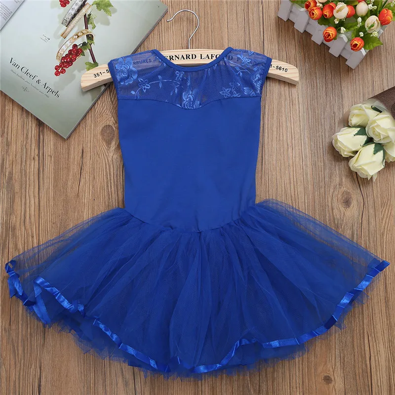 Child Girls Ballet Dress Ballerina Party Costume Fairy Tutu Gymnastic Leotard Dance Sleeveless Kids Dancewear Clothing Princess | Детская