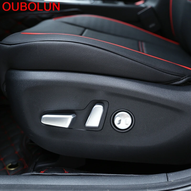 OUBOLUN ABS хромированный внутренний сиденье регулировка переключатель управления