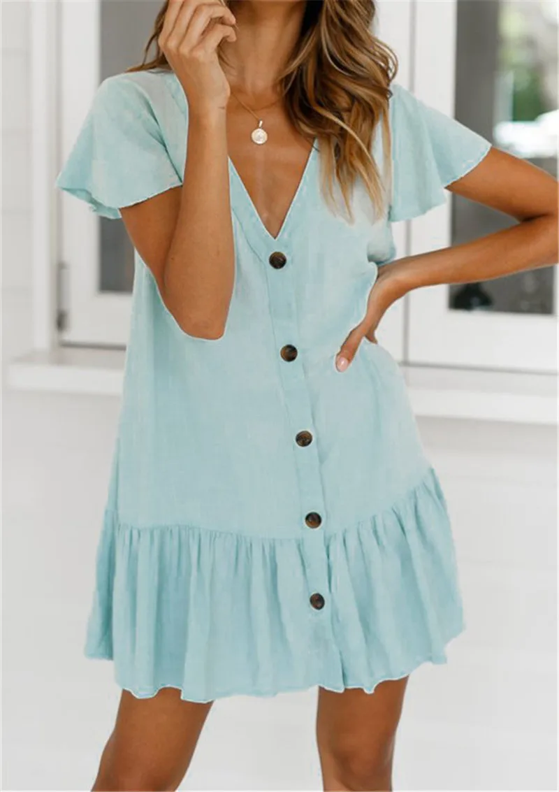 744 Light Blue Пляжное пляжное платье размера плюс из хлопка, Женская туника, летняя женская пляжная одежда, сексуальное платье для плавания, купальный костюм с юбкой, парео, Пляжное платье, саронги - Цвет: 744 Light Blue