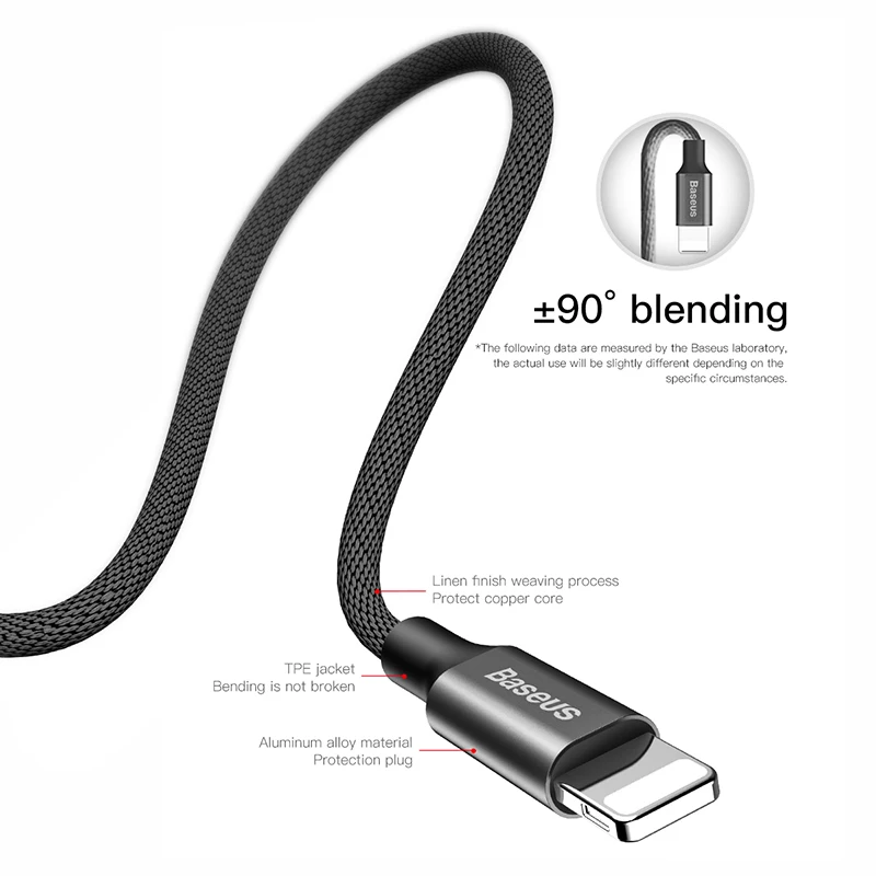 usb кабель lightning короткий 0,5 м 1 м 2 м 3 м 5 м кабель передачи данных для быстрой зарядки зарядное устройство для iPhone xs max xr 8 7 6s plus 5S 11 pro apple ipad pro кабель для мобильного телефона 8-контактный удлинитель портативный длинный плетеный ios 12