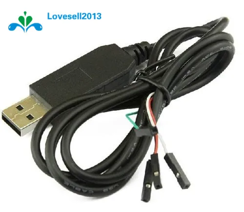 10 шт. стандартный кабель PL2303 PL2303HX USB в TTL UART модуль кабеля 4 p контактный конвертер