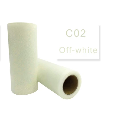 Color C02 25yd/рулон 15 см Тюль Кружево день рождения свадебное украшение подарочная упаковка Merry Christmas события принадлежности для детского душа слоеная юбка DIY - Цвет: Color C02