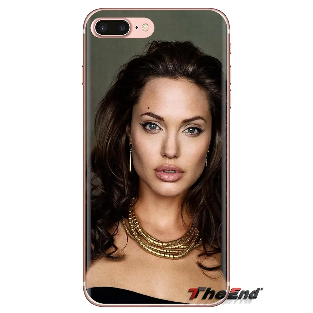 Transparent Soft Cases Covers For Samsung Galaxy A3 A5 A7 A9 A8 Star A6 Plus 2018 2015 2016 2017 Angelina Jolie Maleficent horns |