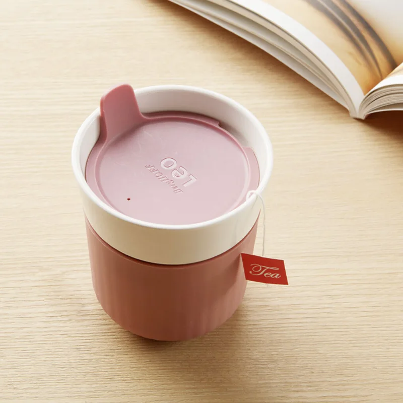 Xiaomi Mijia Berghoff Cooffe кружка портативная фарфоровая силиконовая чашка для питья 230 мл 330 мл чашка для путешествий с крышкой