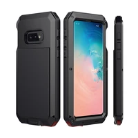seonstai tempered glassfull protective for s10e luxury doom armor metal s10 case shockproof cover for samsung s10plus