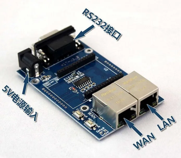 

Uart-wifi Module, Serial Wifi, Singlechip Hlk-rm04 Simplifies Test Plate
