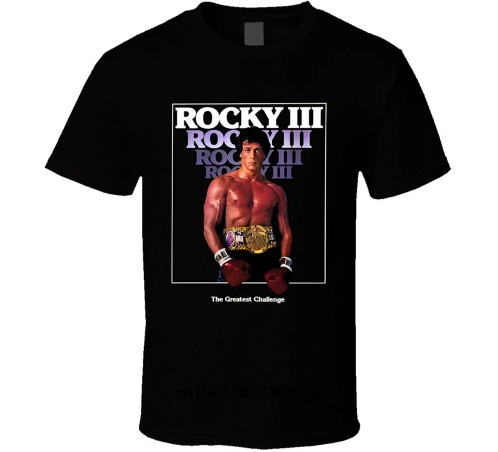 Возьмите Rocky Iii Сталлоне фильм футболка с принтом Для мужчин Новый стиль