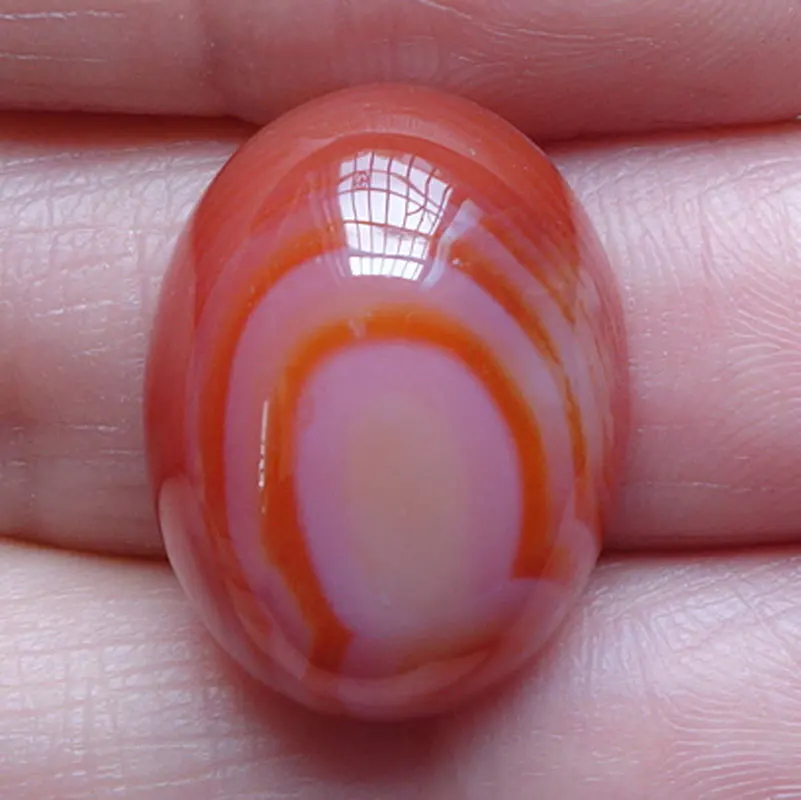 20x15x7mm Free Shipping Stripe Agates Oval CAB Cabochons 10pcs/lot | Украшения и аксессуары