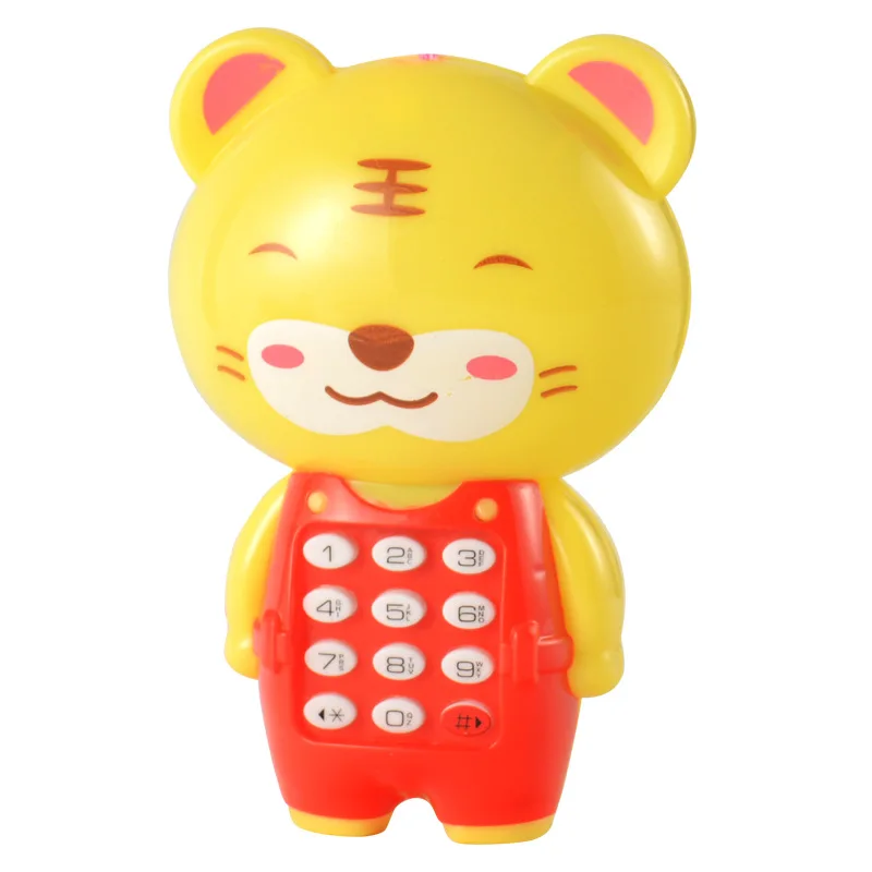 Electronic Toy Phone Musical Mini Cute Children Phone Toy Early Education Cartoon Mobile Phone Telephone Cellphone Baby Toys