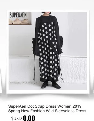SuperAen, Европейская мода, женское платье, перспективная строчка, неравномерное платье, женское, длинный рукав, весна, новинка, женская одежда