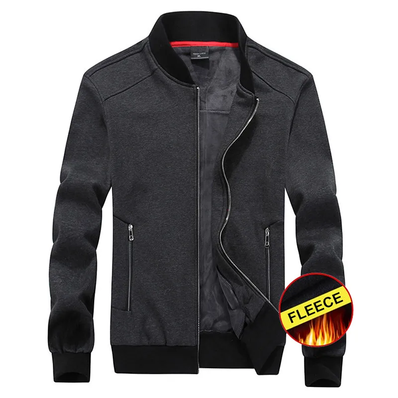ZDI589A Gray Супер большой размер XXL-8XL Мужская зимняя флисовая Толстая армейская зеленая куртка мужская повседневная брендовая хлопковая серая afs jeep куртка черные пальто - Цвет: ZDI589A Gray