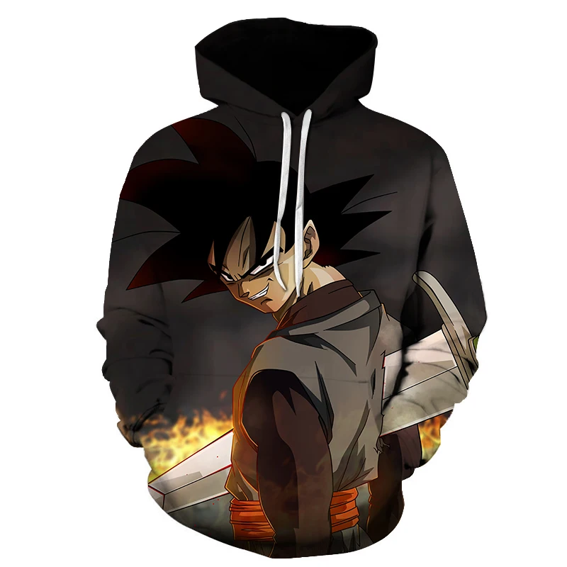 2018 новые Harajuku мужские/женские 3D толстовки Dragon Ball Z Goku аниме верхняя одежда