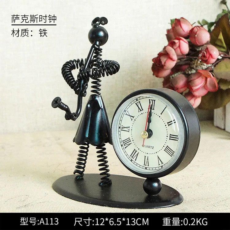 Креативный красивый инструмент для девочек часы с Железным человеком офисный
