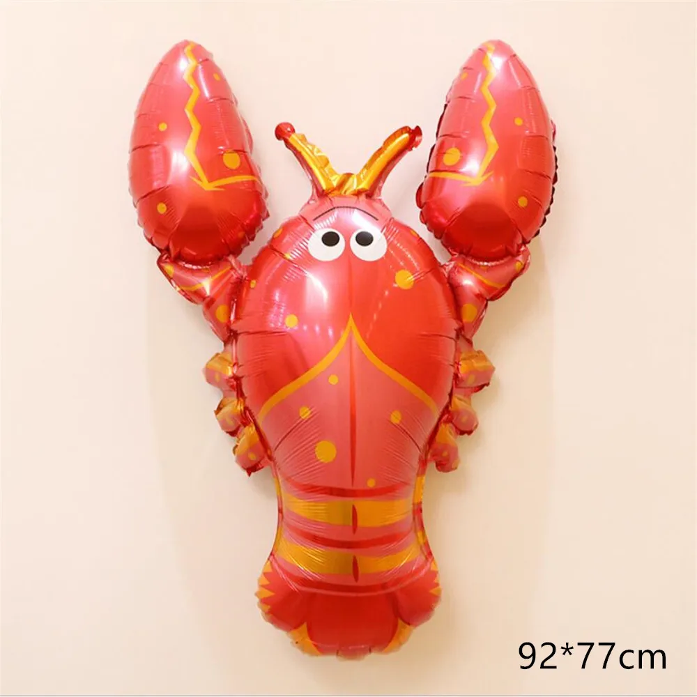 

Animal Head Foil Balloons Kids Birthday Theme Jungle Party Ocean Fish Balls Inflatable Toys Baby Shower Party cartoon hat