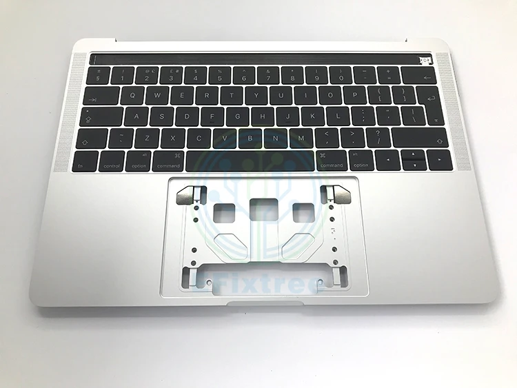 Великобритания Серебряный Topcase C корпус подставка для Macbook Pro retina 13 ''A1706 Топ чехол с раскладкой клавиатуры английский