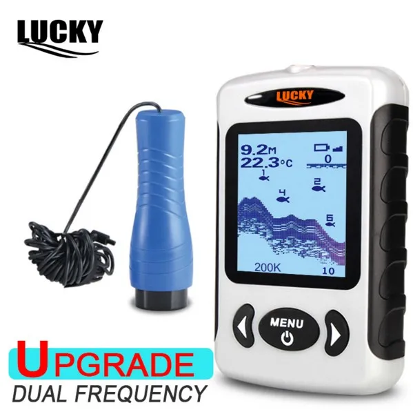 ЖК кабель для видеосъемки 200 кГц/83 кГц двойной сонар частота 100 м детектор рыбы