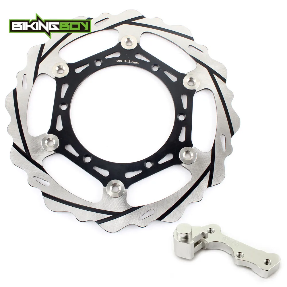 BIKINGBOY для YAMAHA YZ 125 250 08-16 YZ250F 07-17 YZ450F 2008-2017 YZF YZ-F Oversize 270 мм спереди тормозного диска
