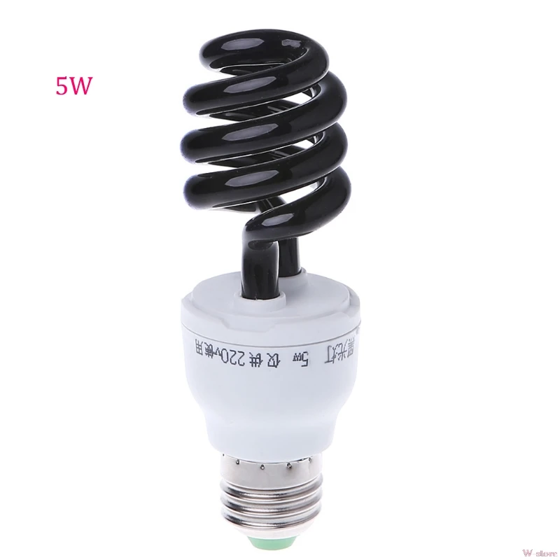E27 5/15/20W UV ультрафиолетовые люминесцентные черный светильник CFL светильник Лампа 220V W-магазине октября