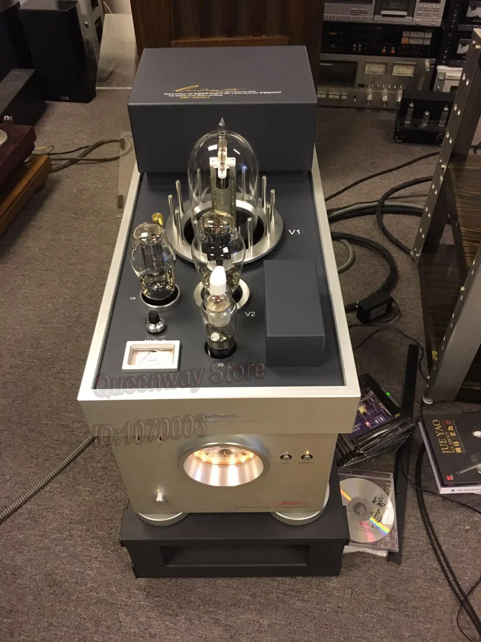 Q-099 линия Магнитный LM-500PA 212 класс вакуумная трубка моно усилитель мощности 300B 310 274B вакуумная трубка односторонний баланс вход