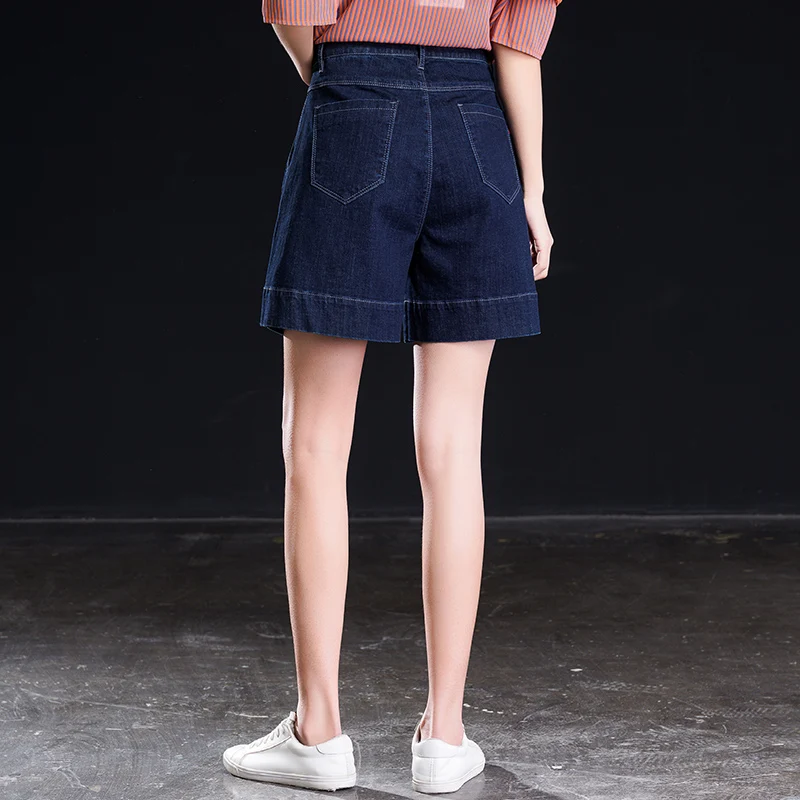 Женские Шорты для женщин Джинсы Высокая талия плюс Размеры бойфренда mujer