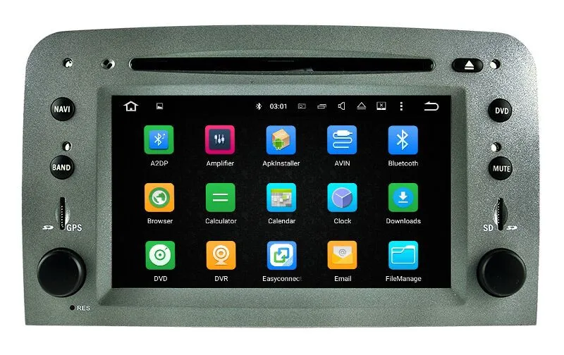 Автомагнитола на Android 8 0 с DVD плеером GPS навигацией для Alfa Romeo 147/GT Bluetooth USB SD картой 4