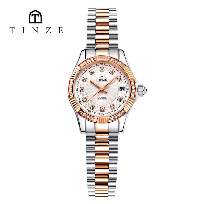 Женские Механические часы montres automatiques de luxe pour mecanique dames uurwerken diamond montre femme