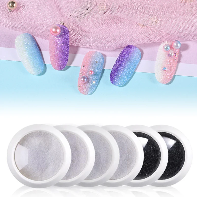 

Nail Glitter Pigment Powder Discolor Nail Art Glitter Rub Press On Nails Hairy Fluff Glitter for Nail Design Manicure NEA