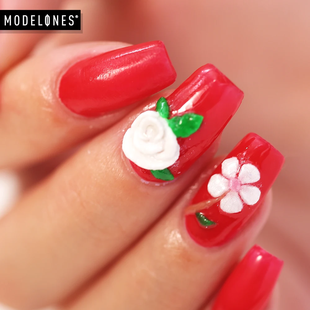 Modelones резной узор светодиодный Гель-лак для ногтей замачиваемый рисунок УФ Набор