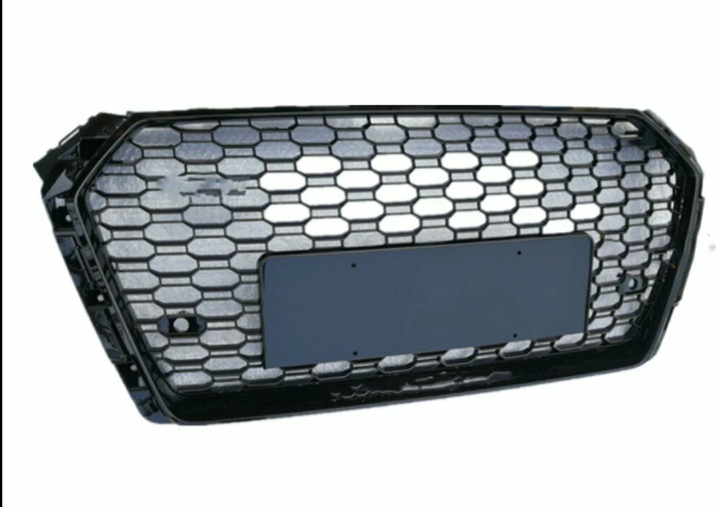 For Audi A4 S4 B9 RS4 Front Sport Hex Mesh Honeycomb Grill S Line Black 2017-18 | Автомобили и мотоциклы