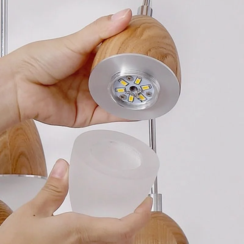 Скандинавский droplight LED Яйцо стекло 10 ламп винтажный подвесной светильник из