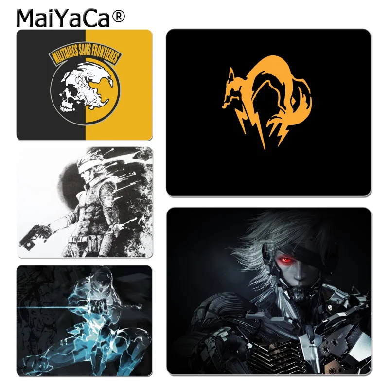 

MaiYaCa Metal Gear Game mouse pad gamer play mats Size for 7.08*8.65inch and 9.83*11.4inch Gaming Mousepads
