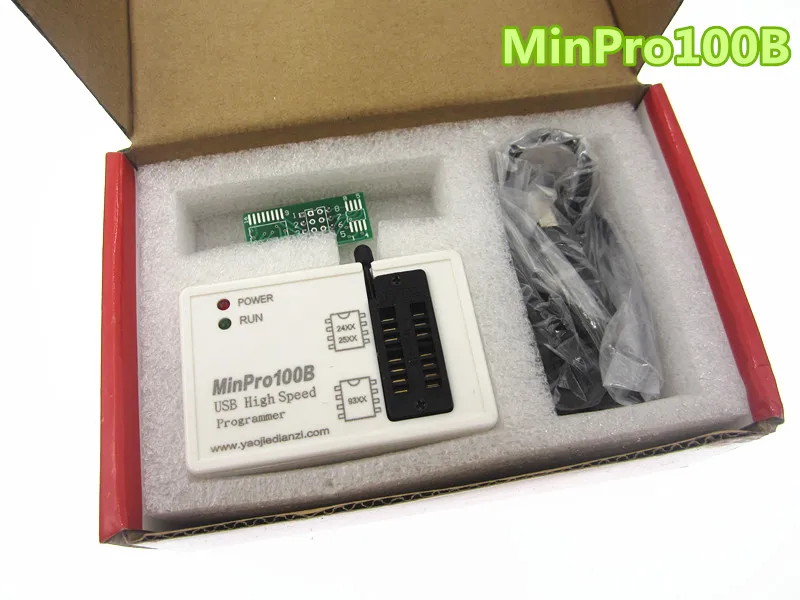 

1pcs USB MinPro100B MinPro100E Programmer for Main Board BIOS SPI FLASH 24/25 EEPROM