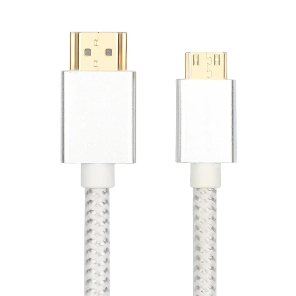 HDMI к MINI HDMI кабель 2,0 v 4K 60HZ высокоскоростной позолоченный штекер HDMI линия для камеры монитор проектор Ноутбук