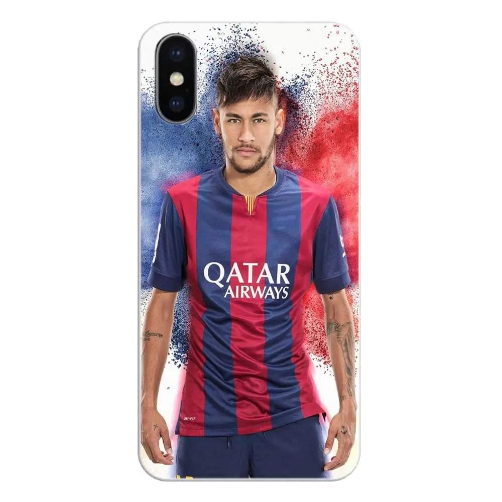 Мягкие прозрачные чехлы для iPod Touch iPhone 4 4S 5 5S 5C SE 6 6S 7 8 X XR XS Plus MAX Jr Neymar |